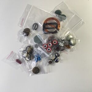 Vintage Assorted Vintage Large Buttons in Various Colours